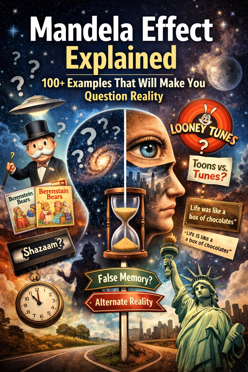 Mandela Effect Explained: 100+ Examples & Theories